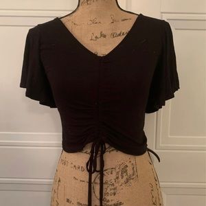 Black crop top, Jrs S